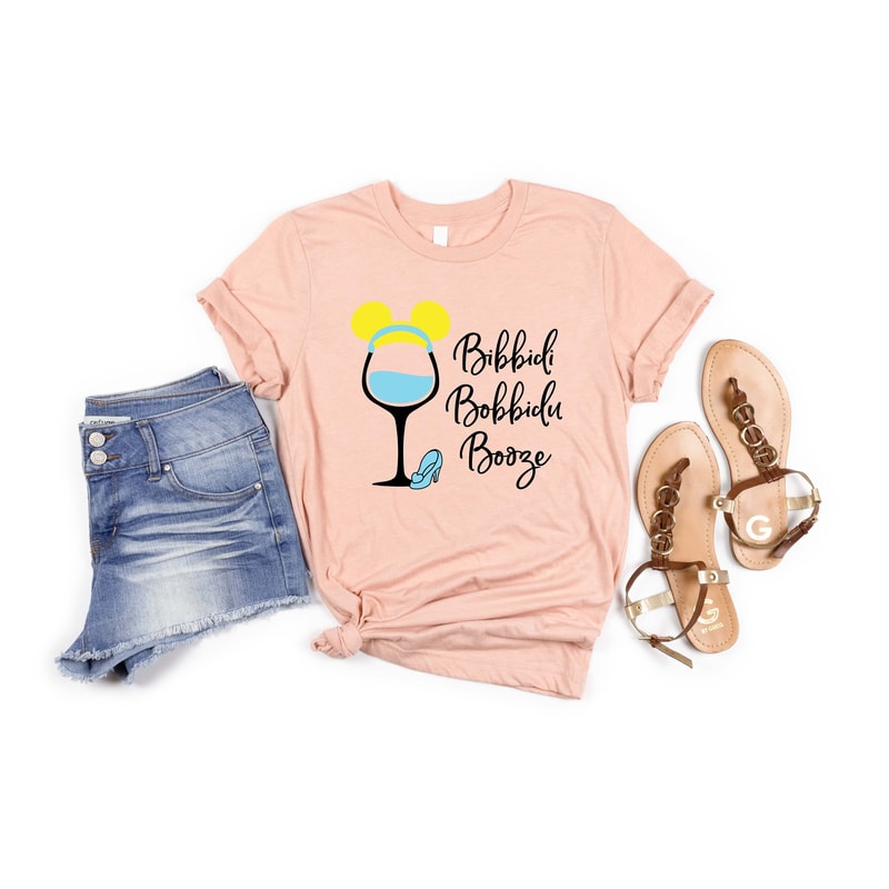 Bibbidi Bobbidi Booze, Princess Drinking Shirts, Wine Princess Shirts, Food and Wine Festival Shirts Matching Vacation Tank, Epcot Festival - 1.jpg