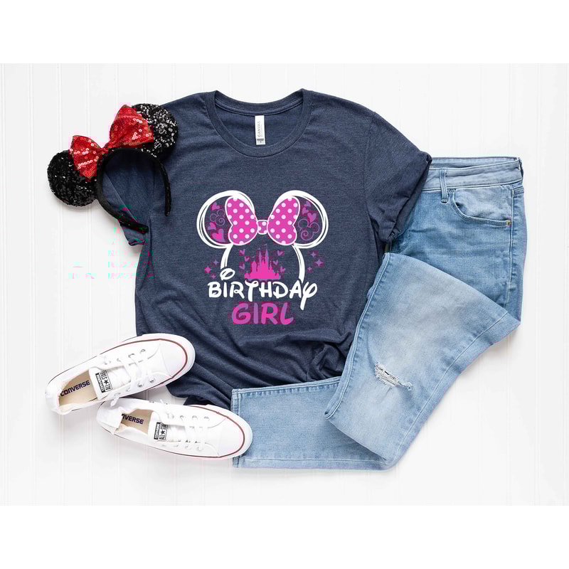 Disney Birthday Girl Shirt, Birthday Shirt Disney youth and toddler tee Minnie birthday girl, Birthday girl tshirt Birthday Gift For Gir - 1.jpg