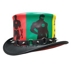 Justice League 2 Leather Top Hat