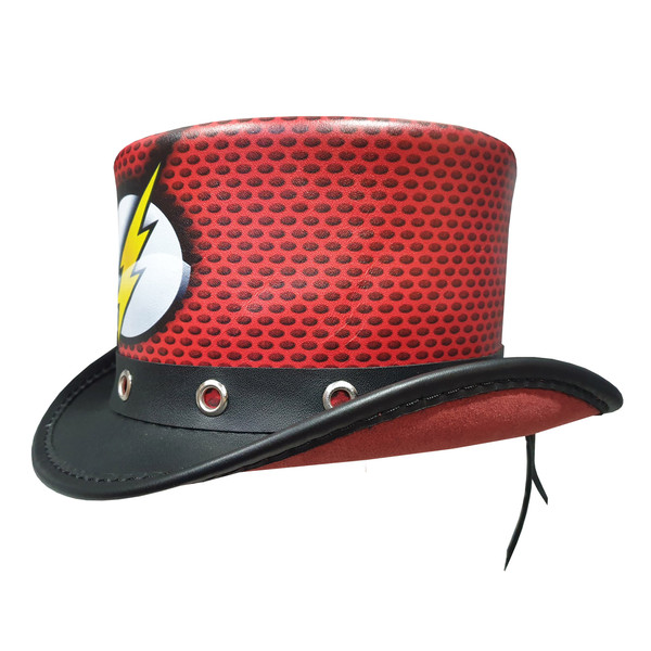 Voodoo Hatter Flash Leather Top Hat.jpg