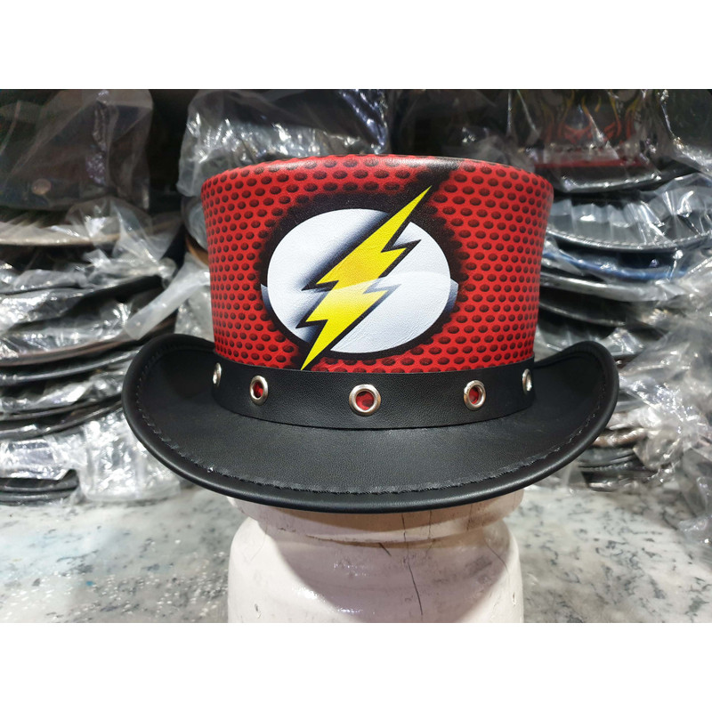 Voodoo Hatter Flash Leather Top Hat (4).jpg