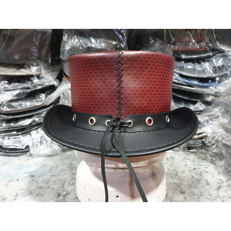 Voodoo Hatter Flash Leather Top Hat (9).jpg