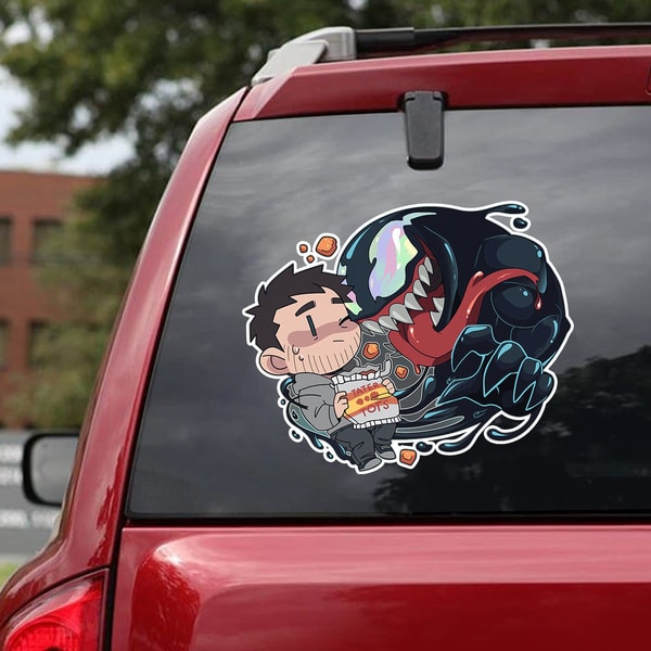 Venom Sticker Round Movie Sticker, Venom Sticker, Movie Decal, Venom, Movie Car - Inspire ...