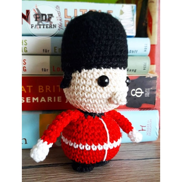 DOLL PATTERNS Royal Guard Doll Amigurumi PDF Pattern | Inspire Uplift