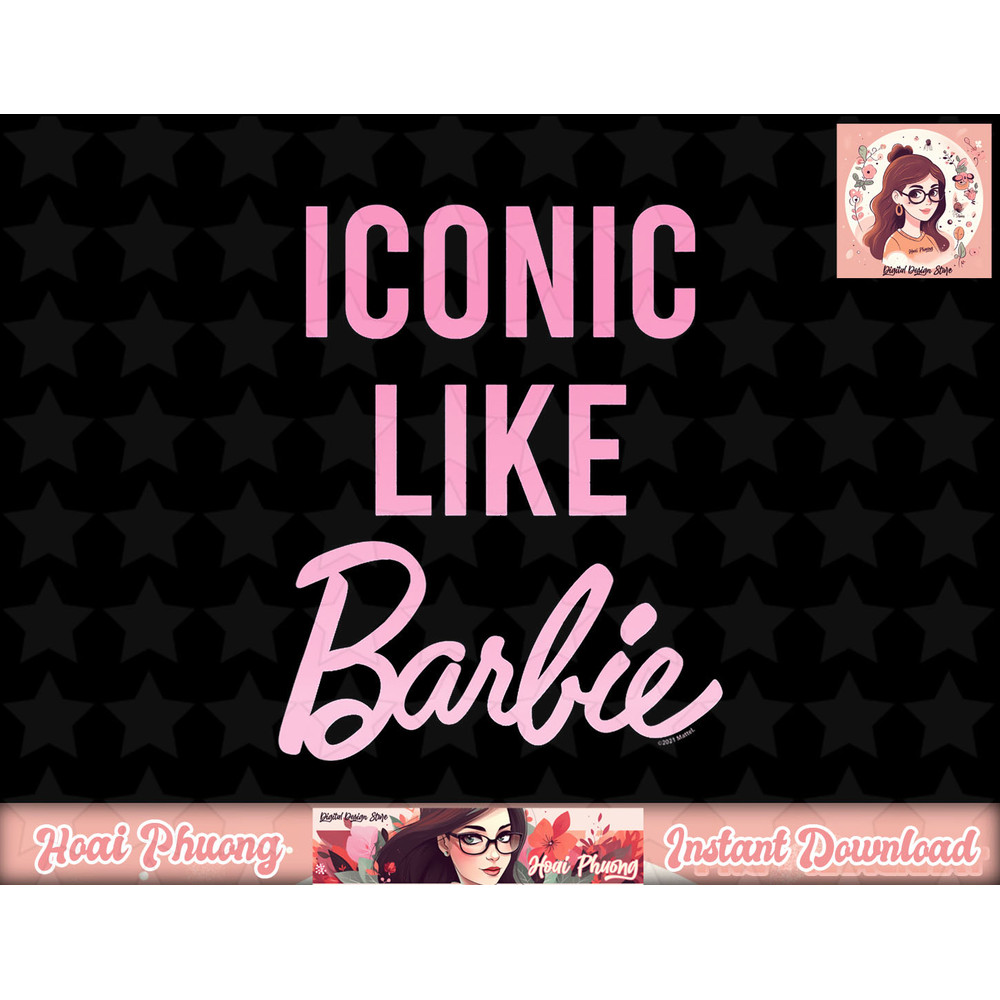 Barbie - Iconic Like Barbie png, sublimation copy.jpg
