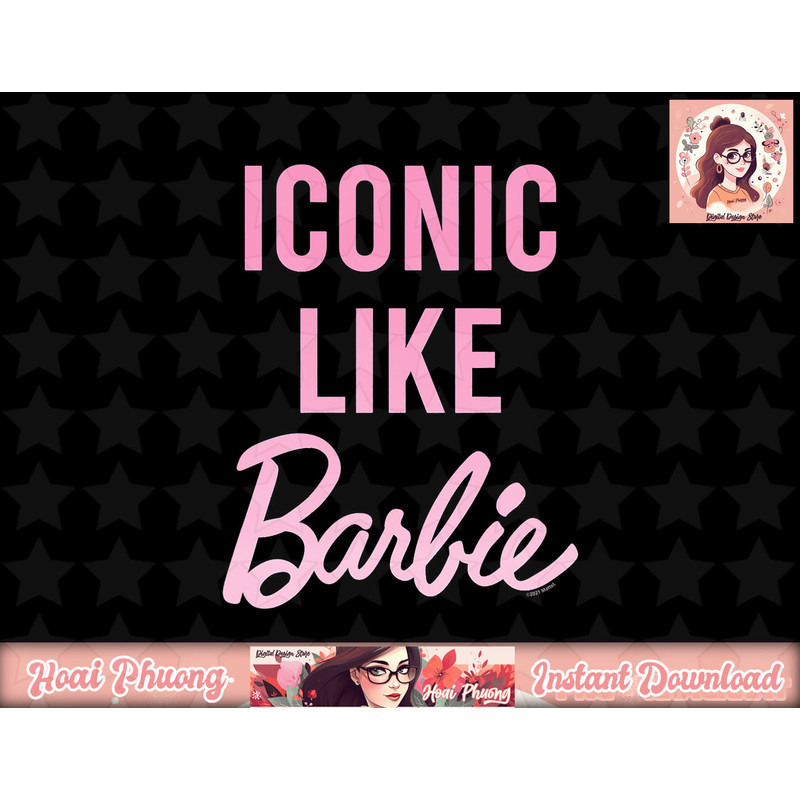 Barbie - Iconic Like Barbie png, sublimation copy.jpg