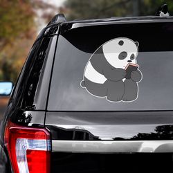 movie sticker, we bare bears sticker, cartoon decal, we bare bears, cartoon car decal, cartoon sticker