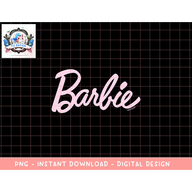 Barbie - Light Pink Barbie Logo png, sublimation copy.jpg