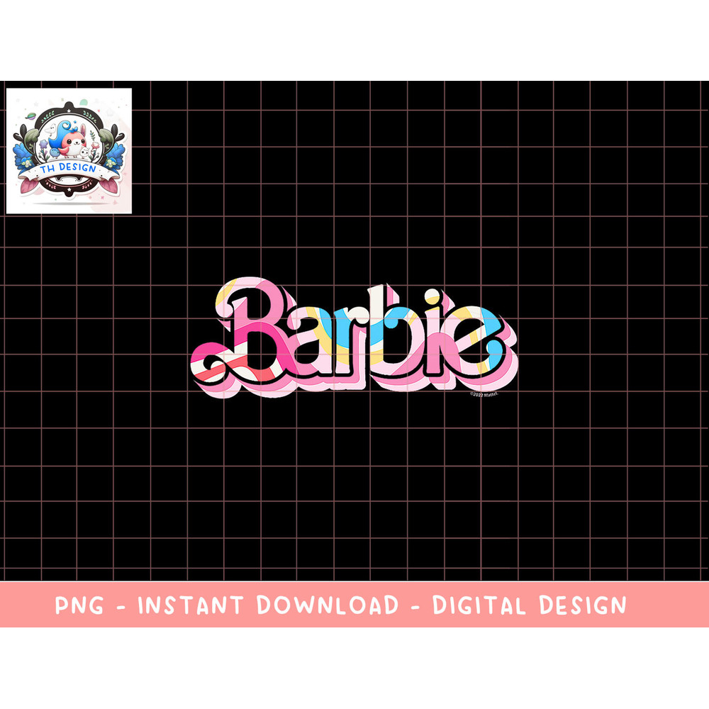 Barbie - Pastel Pattern Logo png, sublimation copy.jpg
