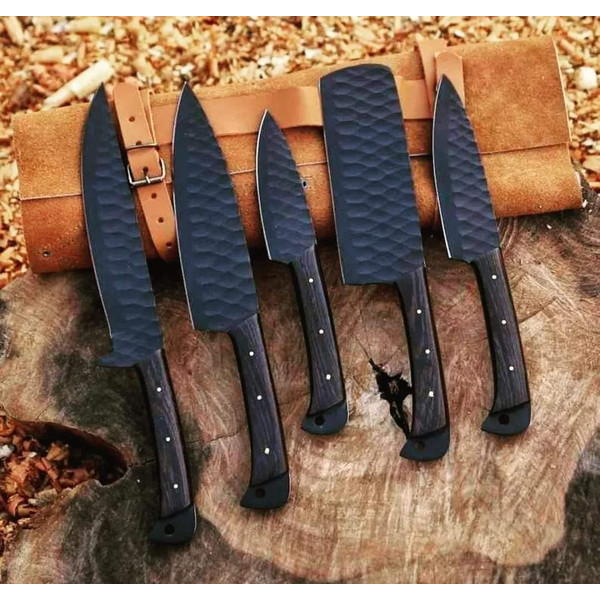 Hand forge knife set