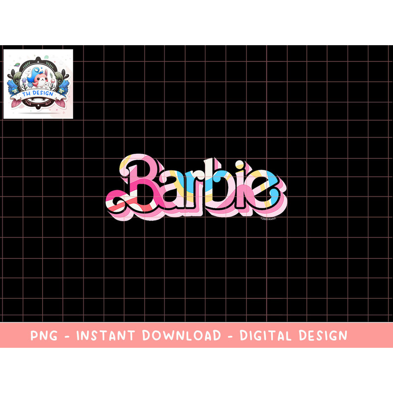 Barbie - Pastel Pattern Logo png, sublimation copy.jpg
