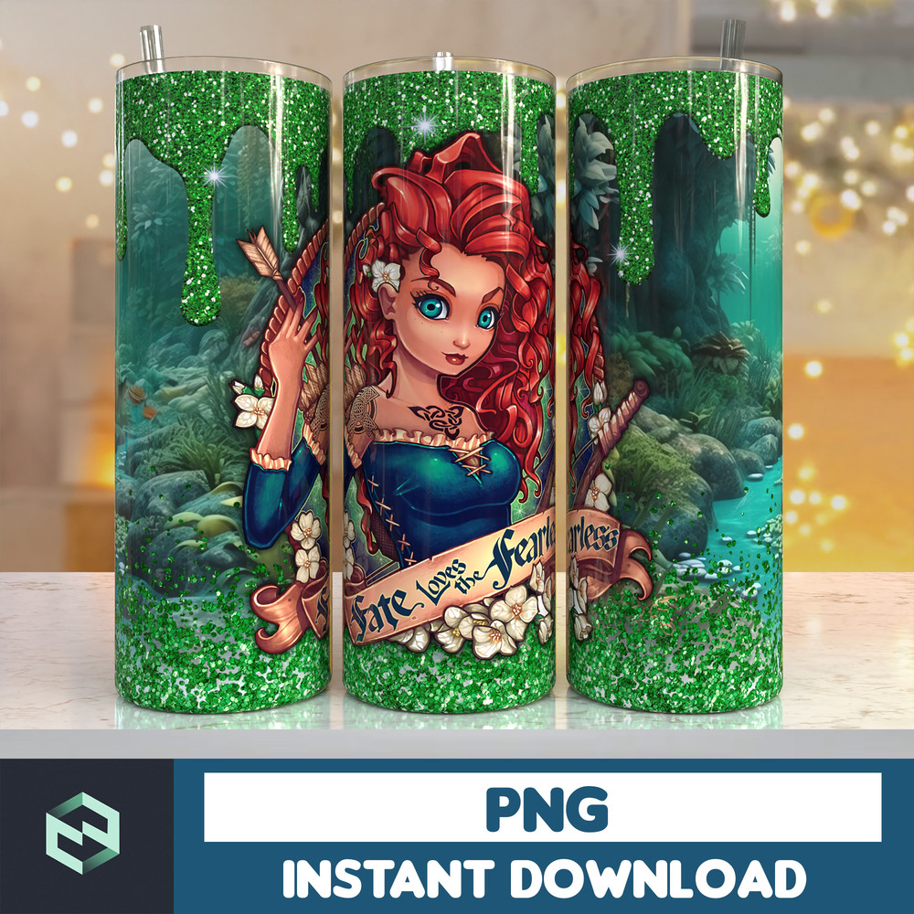 Cartoon princess Tumbler Design, Sublimation Designs Downloads, 20 oz tumbler sublimations, Digital Download (7).jpg