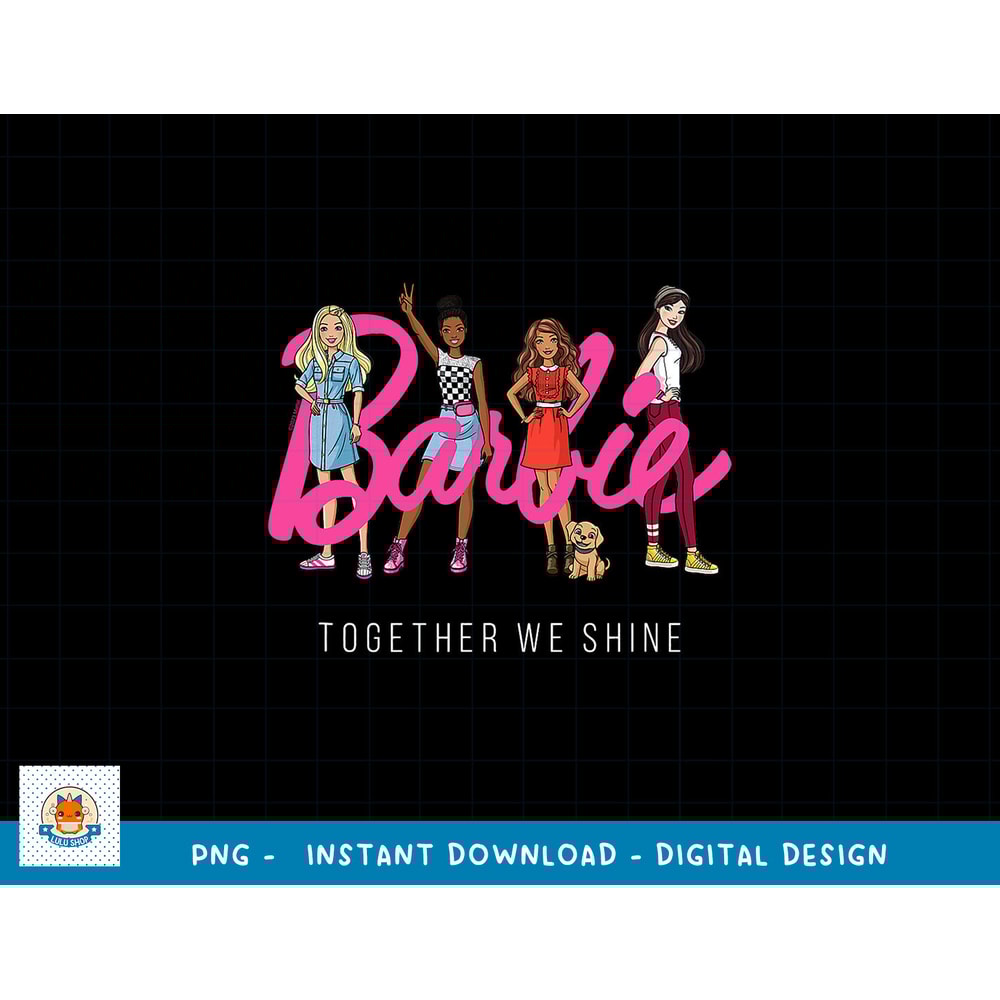 Barbie - Together We Shine png, sublimation.jpg