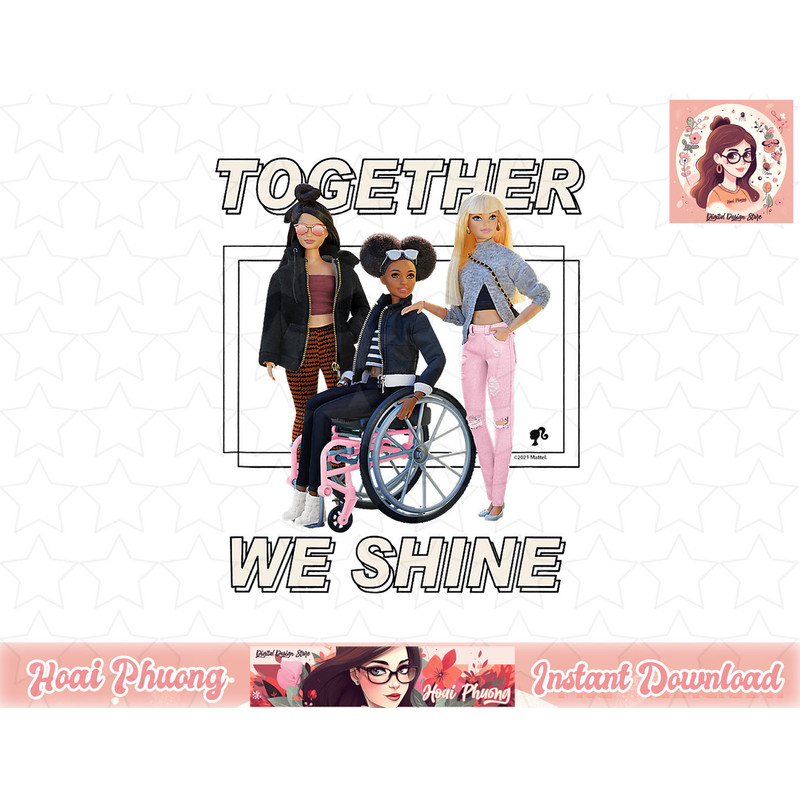 Barbie - Together We Shine png, sublimation copy.jpg