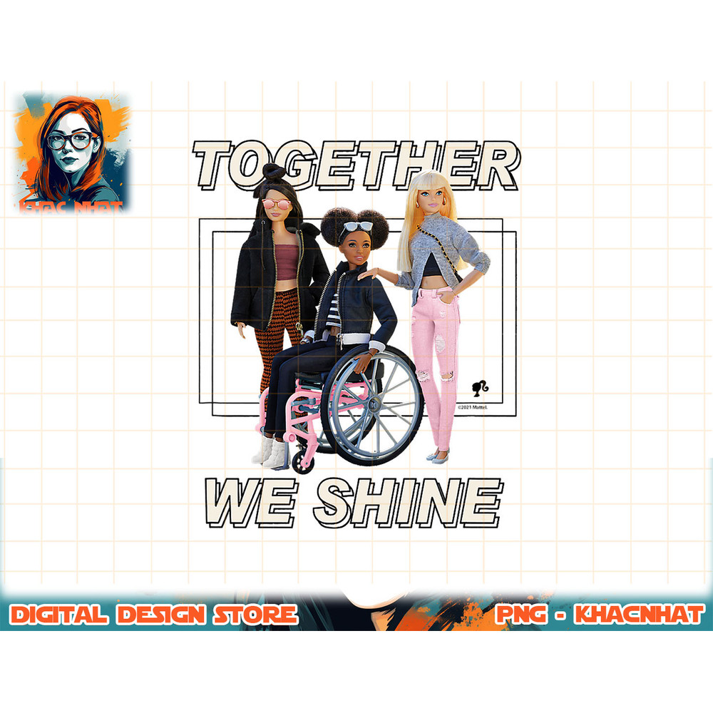 Barbie - Together We Shine png, sublimation copy.jpg