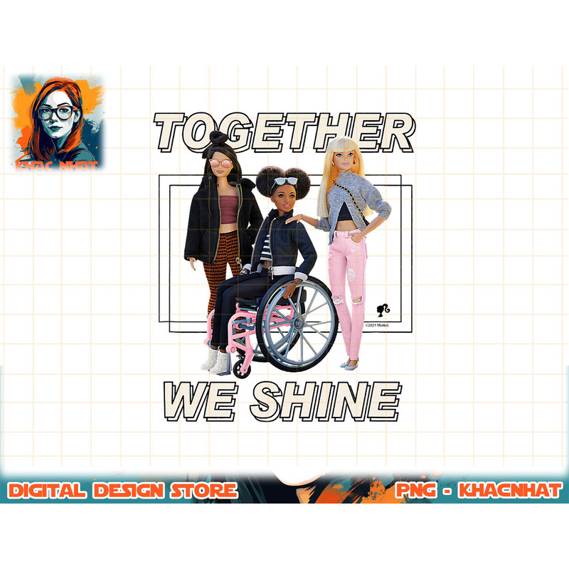Barbie - Together We Shine png, sublimation copy.jpg