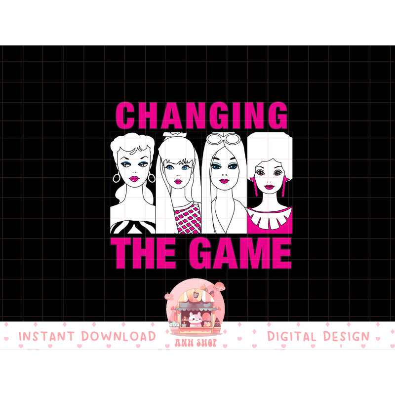 Barbie 60th Anniversary Changing the Game LS png, sublimation Long Sleeve png, sublimation copy.jpg