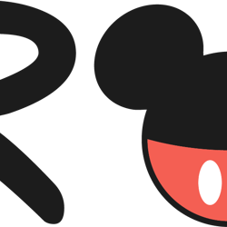 broke mickey and minnie logo svg