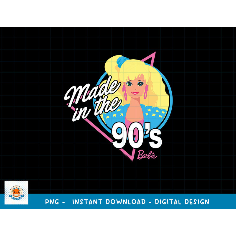 Barbie 60th Anniversary Made in the 90s LS png, sublimation Long Sleeve png, sublimation copy.jpg