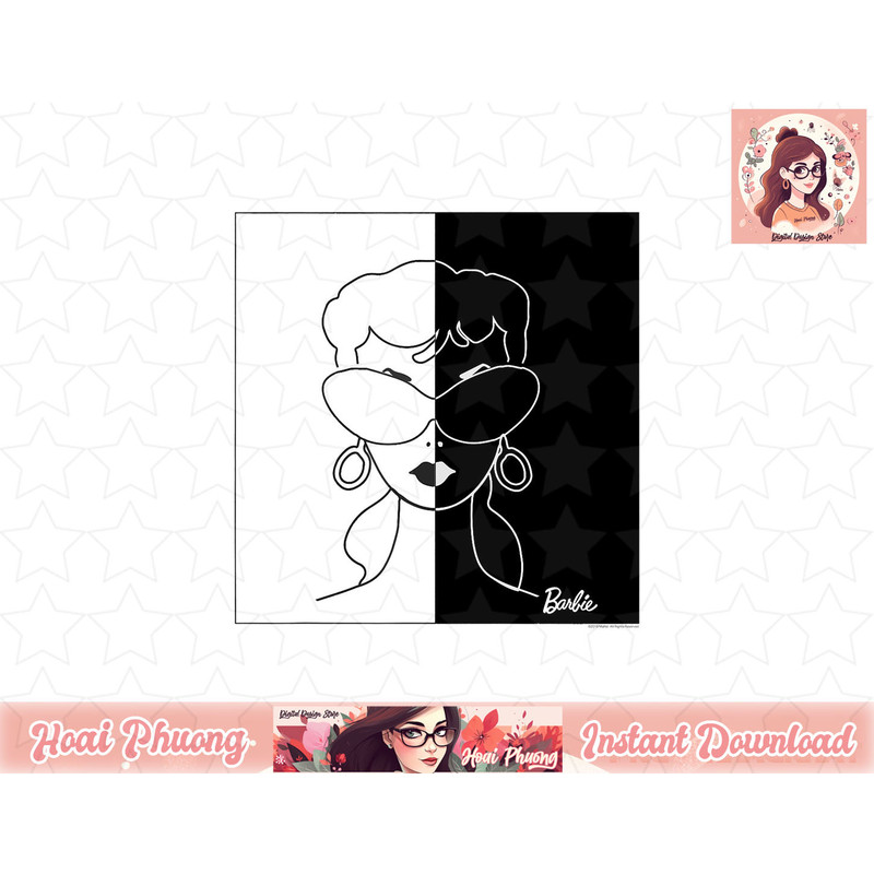 Barbie 60th Anniversary Mono png, sublimation copy.jpg