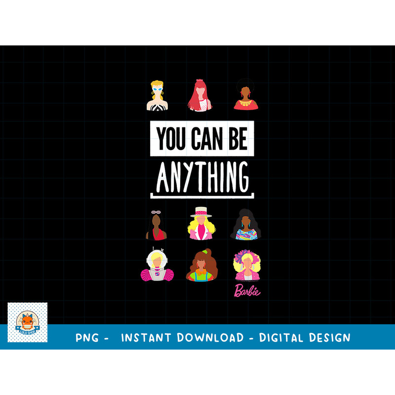 Barbie 60th Anniversary You Can Be Anything png, sublimation copy.jpg