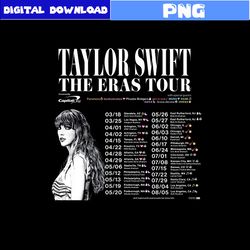 Taylor Swift The Eras Tour Png, The Eras Tour Png, Eras Tour 2023 Png, Music Country Png, Midnightaylor Swift Album Png