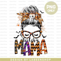 Witchy Mama PNG, Halloween Mom Shirt PNG, Halloween Gift Mom, Halloween Design shirt Sublimation, Halloween PNG file,Hal