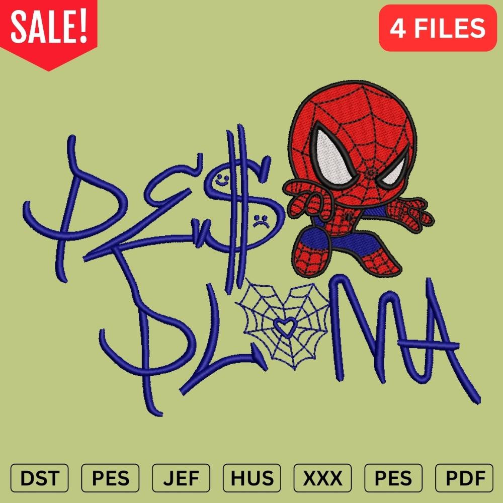 Peso Pulma Spiderman Machine Embroidery Design.jpg