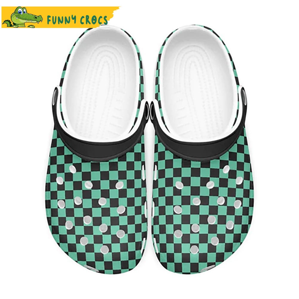 Anime Kamado Tanjiro Pattern Demon Slayer Crocs Slippers - Step into style with Funny Crocs.jpg