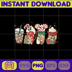 christmas coffee png, christmas movie inspired coffee, merry christmas png, christmas coffee latte png, digital download