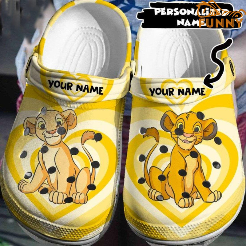 Personalized Lion King Crocs - Stay Comfy and Stylish with Your Own Name.jpg