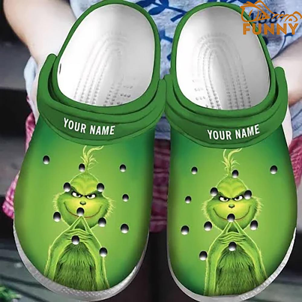 Custom Green Grinch Crocs Clog Shoes - Step into style with Funny Crocs.jpg