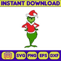 the grinch grinch christmas svg  grinch clipart files  files for cricut & silhouette digital file