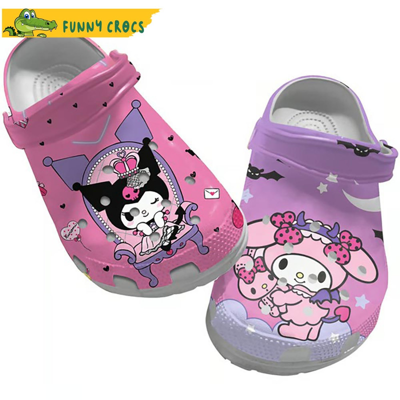 Cute Bat queen Hello Kitty Crocs - Step into style with Funny Crocs.jpg