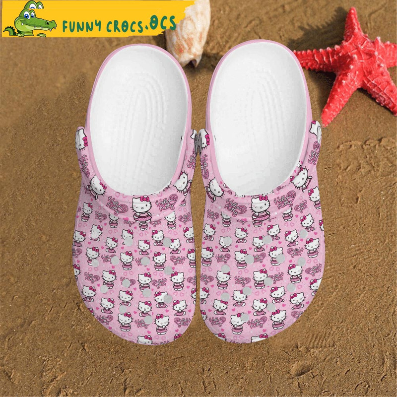 Funny Hello Kitty Cartoon Crocs - Step into style with Funny Crocs.jpg