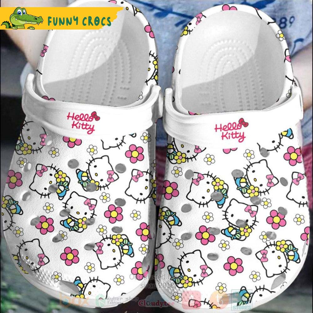 Hello Kitty Crocs Clog Shoes - Step into style with Funny Crocs.jpg