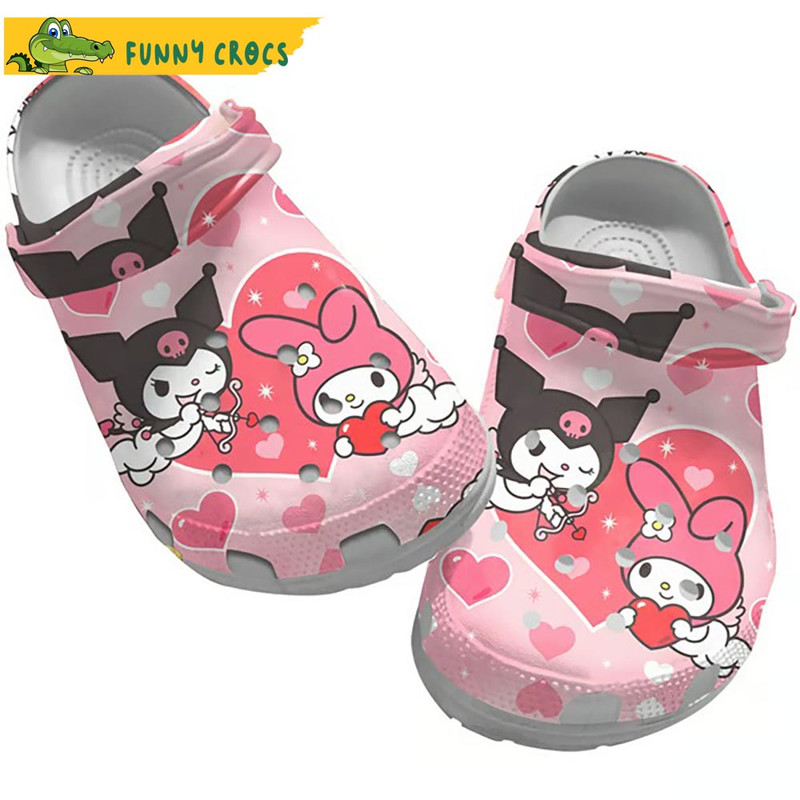 Hello Kitty Love Bat Queen Cute Crocs Clog Shoes - Step into style with Funny Crocs.jpg