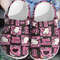 Hello Kitty Pattern Black And Pink Crocs - Step into style with Funny Crocs.jpg