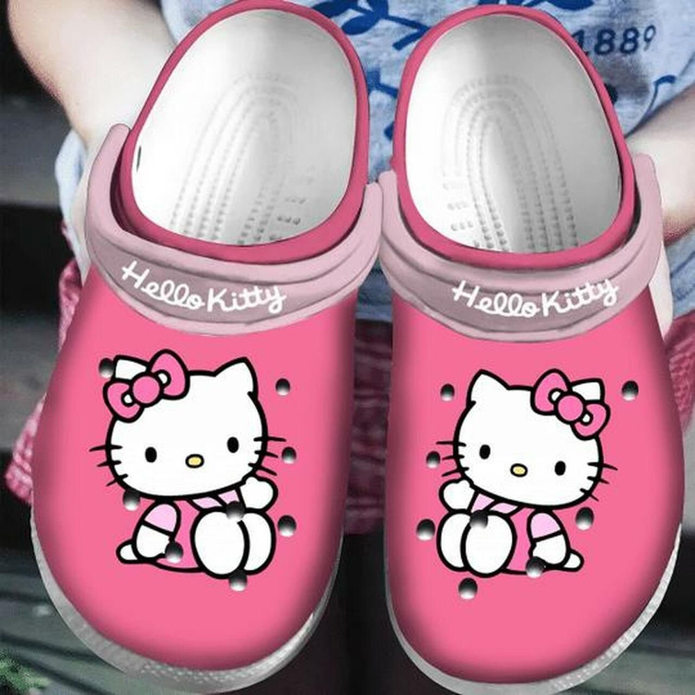 Hello Kitty Simple Crocs Shoes For Fans.jpg
