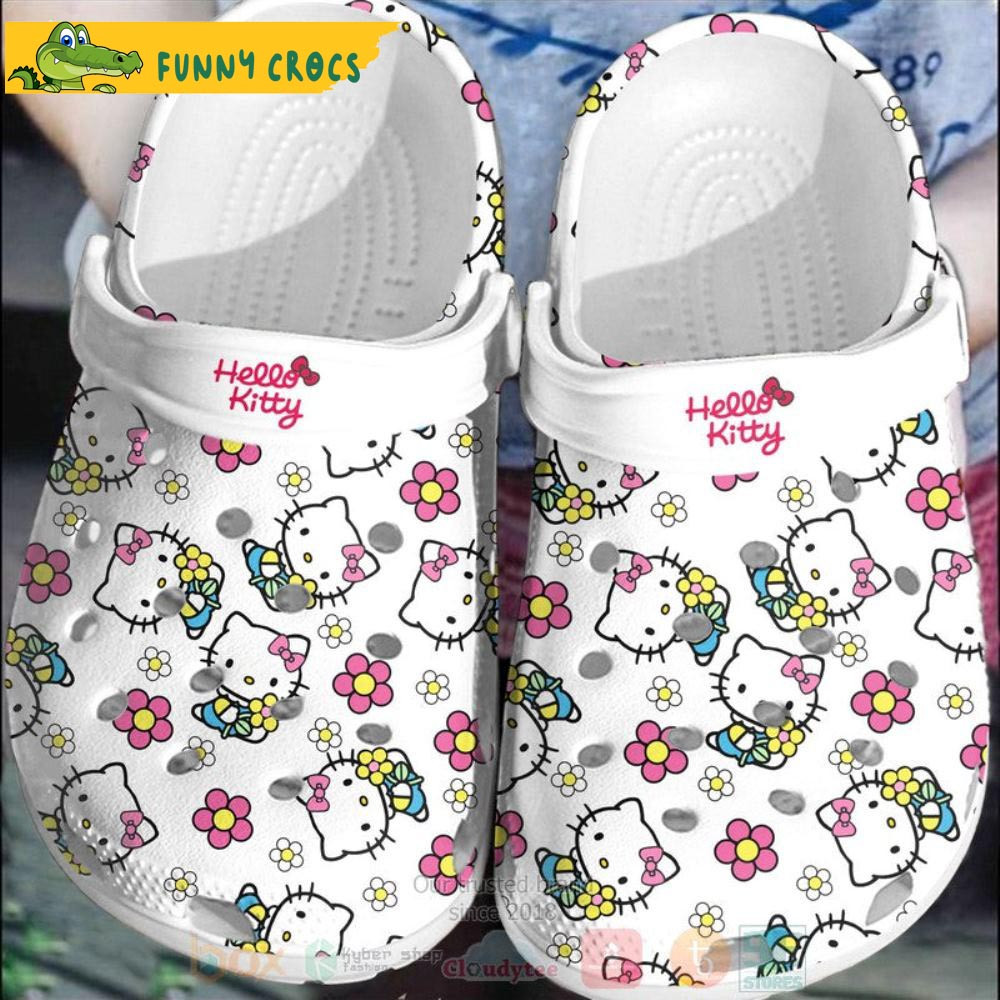 Pattern Hello Kitty Crocs - Step into style with Funny Crocs.jpg