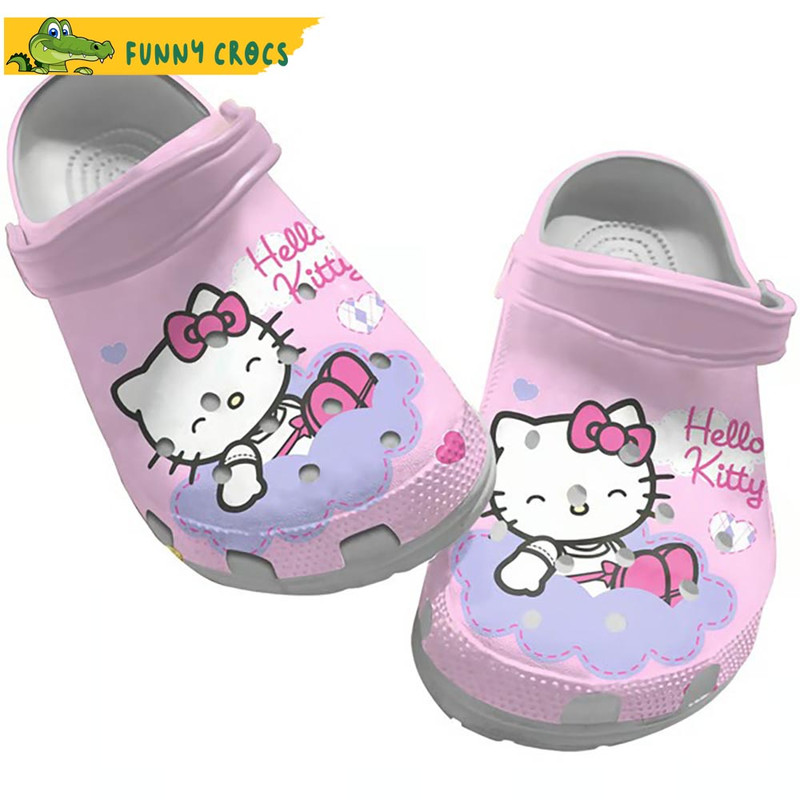 Sting On The Cloud Hello Kitty Crocs Clogs - Step into style with Funny Crocs.jpg