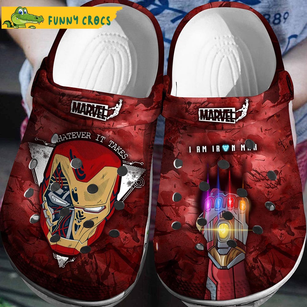 Iron Man Avengers Crocs - Step into style with Funny Crocs.jpg