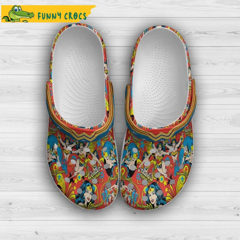 Wonder Woman Dc Comics Funny Crocs - Step into style with Funny Crocs.jpg