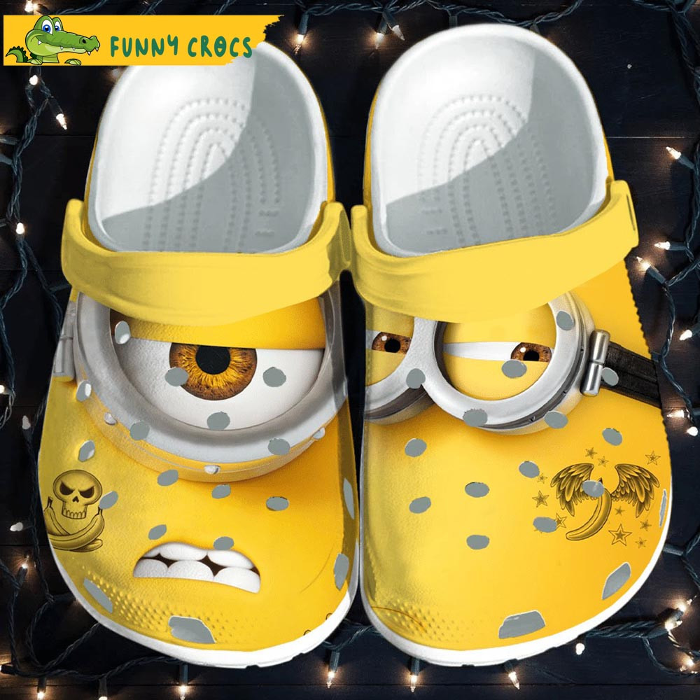 Funny Yellow Minion Crocs Slippers - Step into style with Funny Crocs.jpg