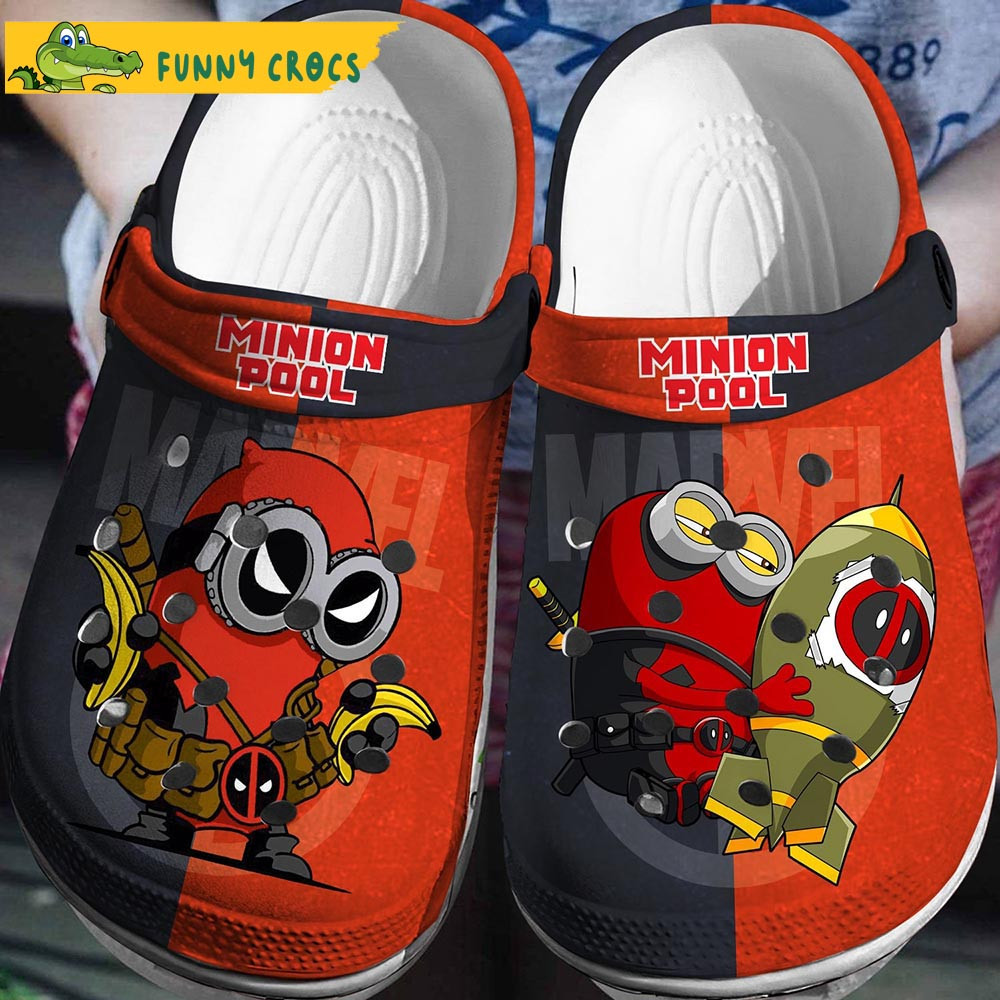 Minions x Deadpool Crocs Clog Shoes - Step into style with Funny Crocs.jpg