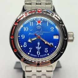 Vostok Amphibia 2416 Submarine U-Boat 420289 Brand New men's mechanical automatic watch