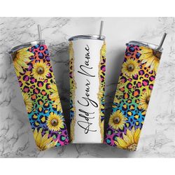 Add Your Own Text Name Monogram Sublimation Tumbler Designs Floral - 20oz Skinny Tumbler Wraps Templates - PNG 1 PATTERN