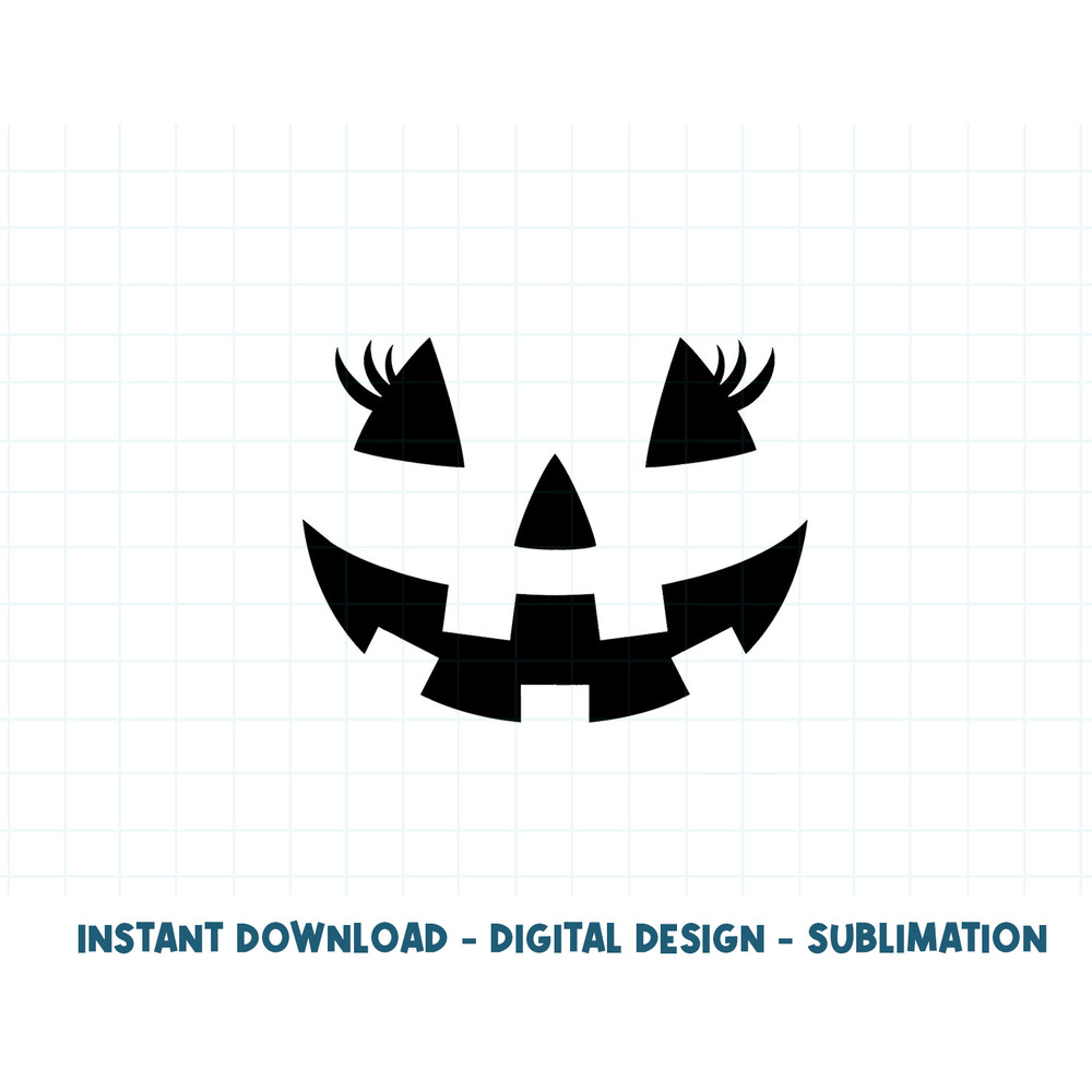 Jack O Lantern Face Pumpkin Eyelashes Hallowen Costume Funny png, sublimation copy.jpg