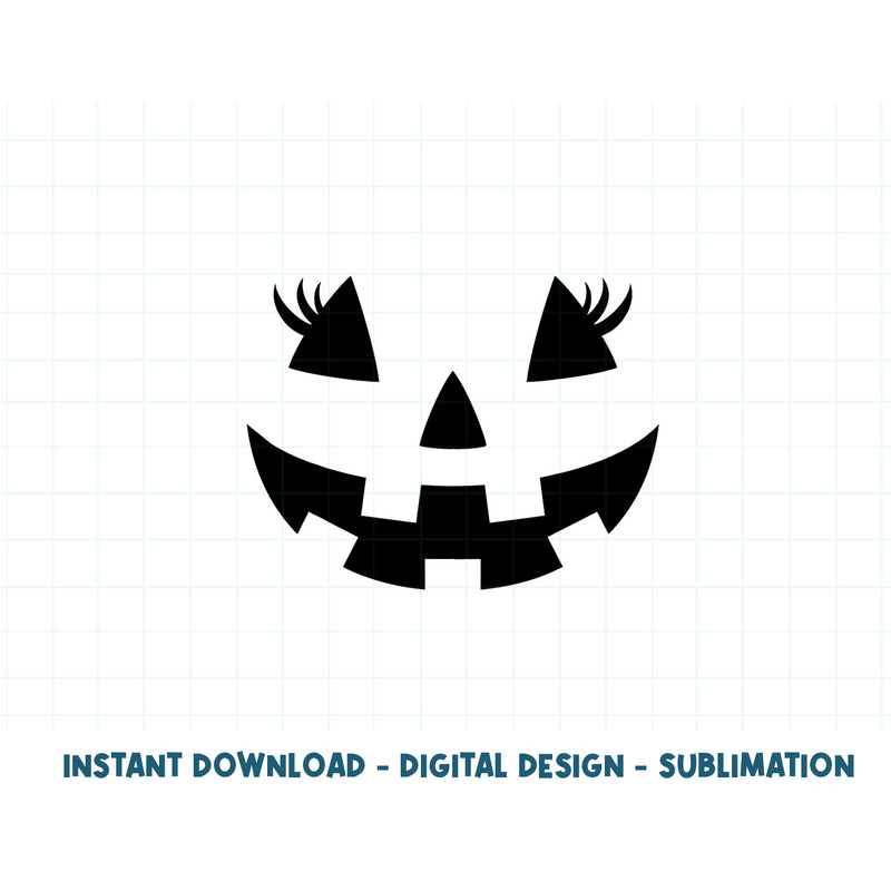 Jack O Lantern Face Pumpkin Eyelashes Hallowen Costume Funny png, sublimation copy.jpg