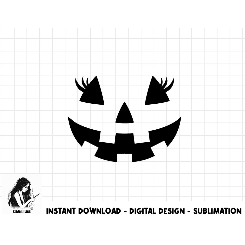 Jack O Lantern Face Pumpkin Eyelashes Hallowen Costume Funny png, sublimation copy.jpg